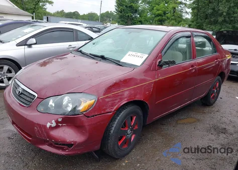 2004 Toyota Corolla Ce из США, поврежденный, VIN 1NXBR32E84Z197681